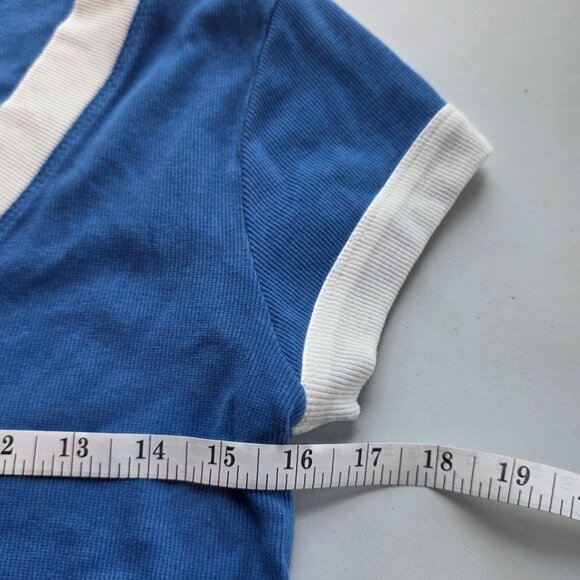 Pilcro Preppy V-neck T-shirt - Picture 5 of 7